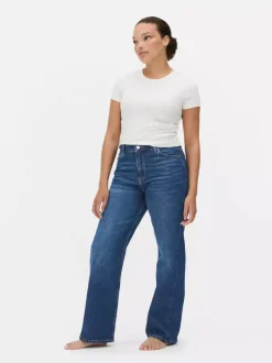 Jeansy z prostymi nogawkami | regularny krój