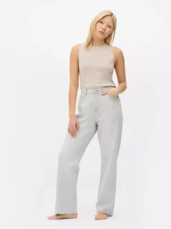 Jeansy z prostymi nogawkami | regularny krój