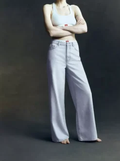 Jeansy z szerokimi nogawkami