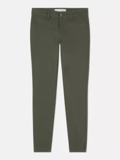 Jeansy ze średnim stanem o kroju skinny | standard