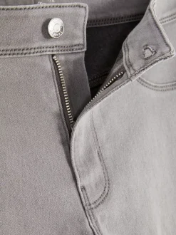 Jeansy ze średnim stanem o kroju skinny | standard