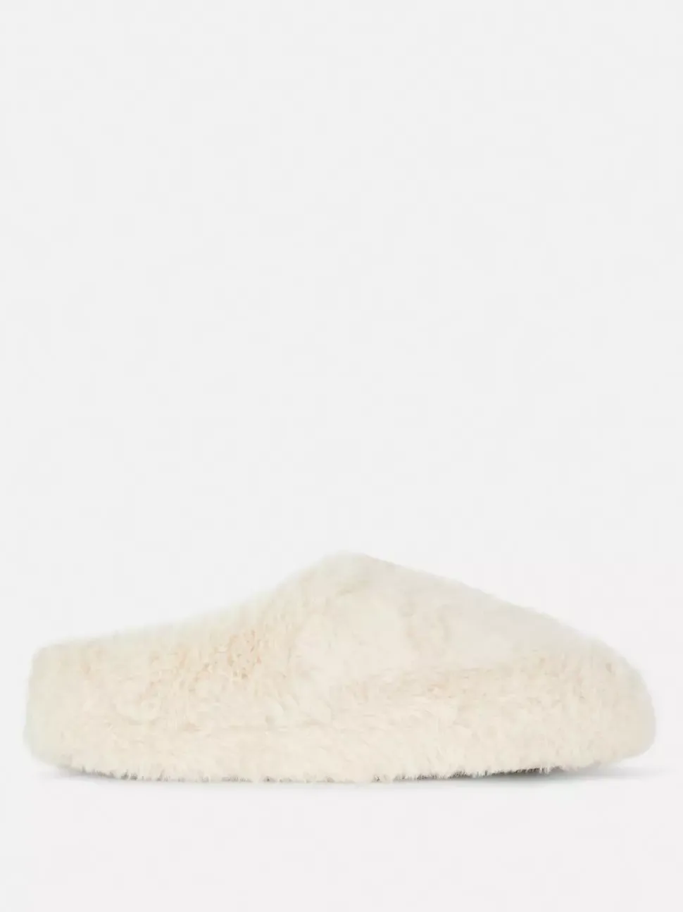 Kapcie bez pięty ze sztucznego futerka