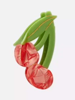 Klamra do włosów z motywem wiśni