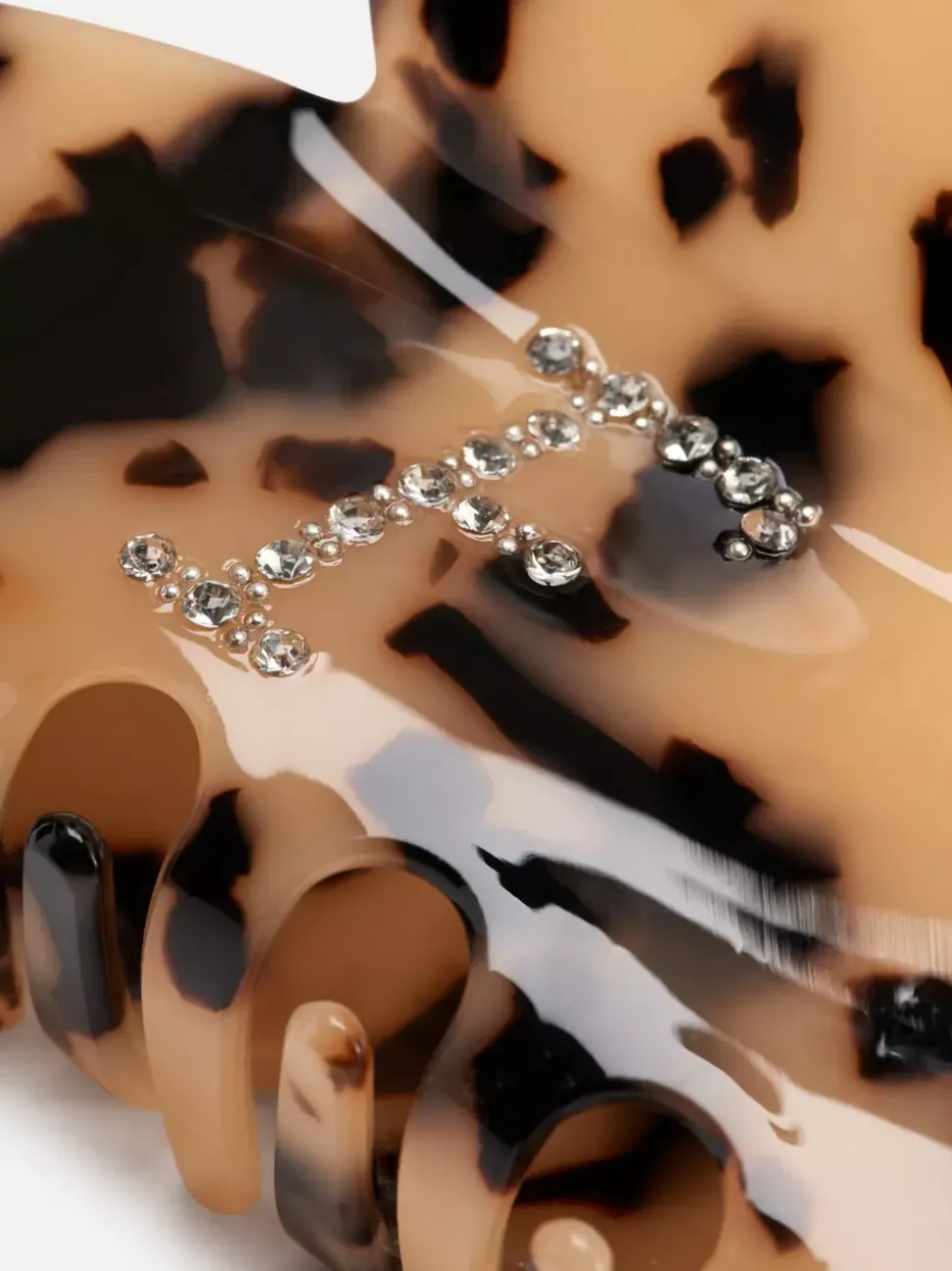 Klamra do włosów z ozdobnym inicjałem