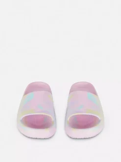 Klapki retro z formowaną podeszwą