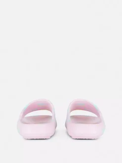 Klapki retro z formowaną podeszwą