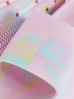 Klapki retro z formowaną podeszwą