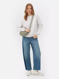 Klasyczna bluza z okrągłym dekoltem