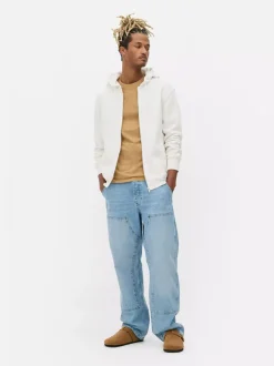 Klasyczna zapinana na zamek bluza z kapturem