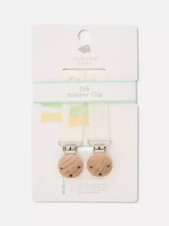 Klipsy do smoczka, 2 szt.