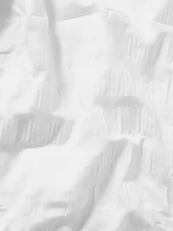 Komplet pościeli king size z materiału seersucker