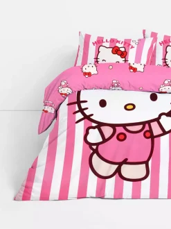 Komplet pościeli na łóżko dwuosobowe z Hello Kitty