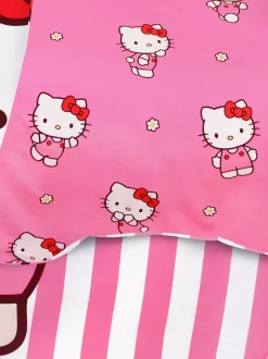 Komplet pościeli na łóżko dwuosobowe z Hello Kitty