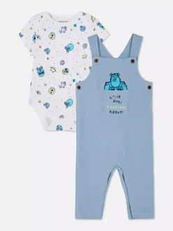 Komplet z body i ogrodniczkami z motywem Disneya