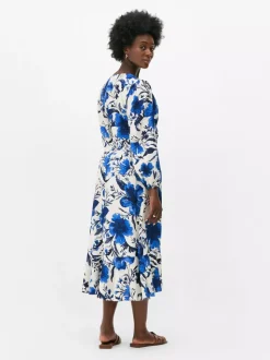 Kopertowa sukienka midi