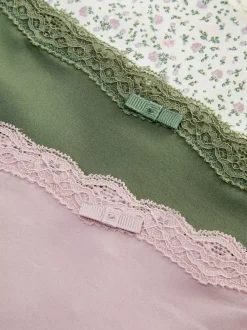 Koronkowe figi biodrówki, 3 pary