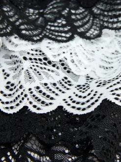 Koronkowe figi brazylijskie, 3 szt.