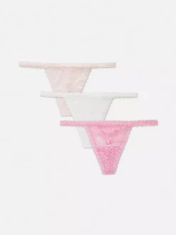 Koronkowe stringi, 3 pary