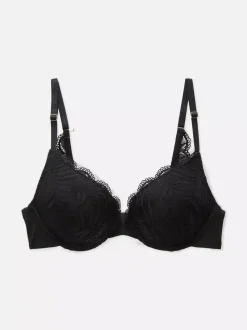 Koronkowy biustonosz Maximise z głębokim dekoltem