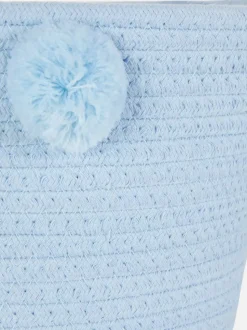 Kosz do przechowywania z pomponami