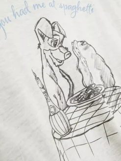 Koszula nocna z motywem Zakochanego kundla Disneya