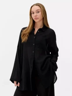 Koszula plażowa z zapięciem na guziki