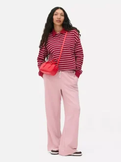 Koszula rugby w paski z długim rękawem