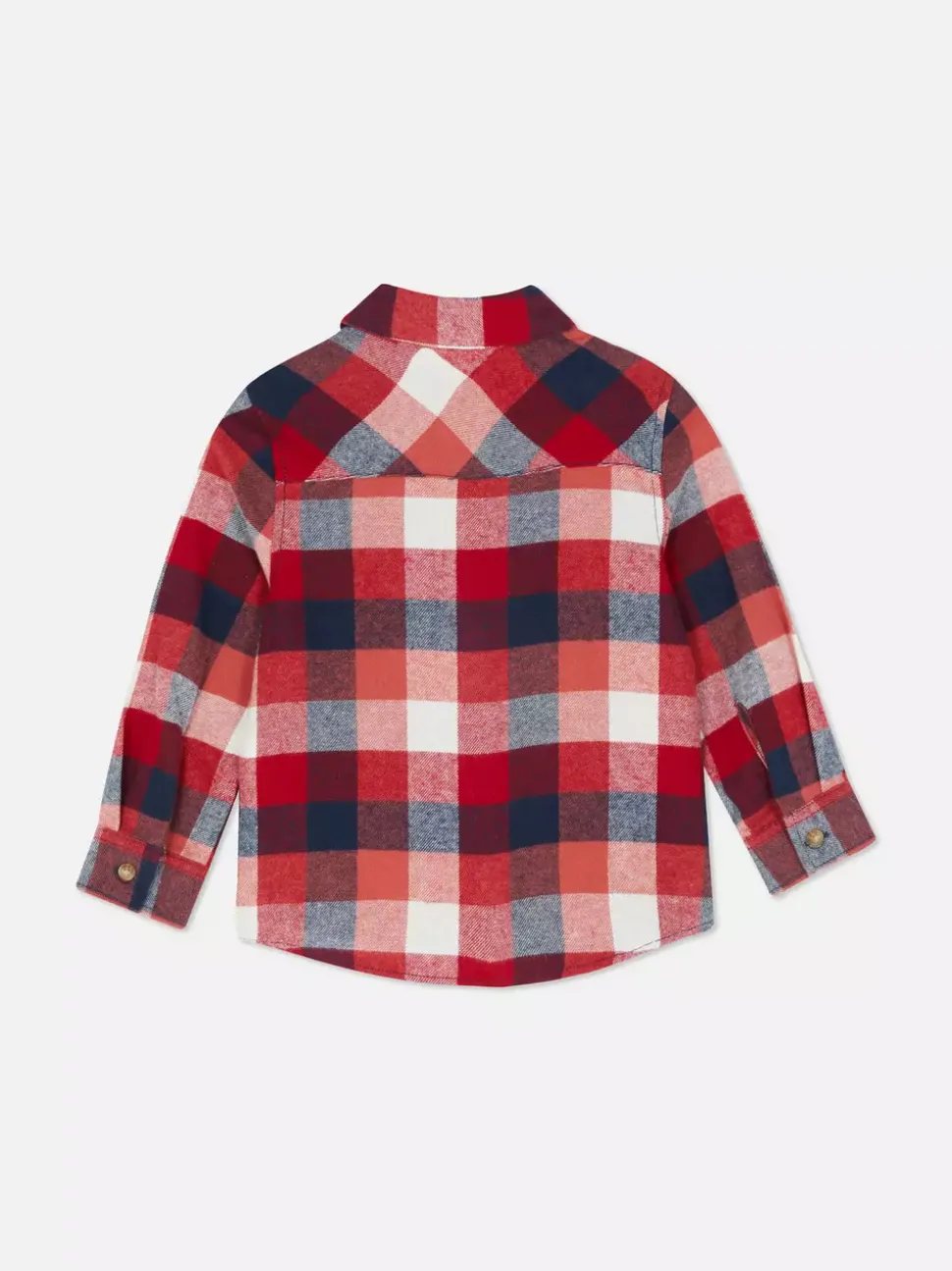 Koszula w kratę z długim rękawem