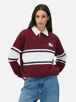 Koszula w stylu rugby z motywem Hello Kitty