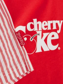 Koszulka bez rękawów i szorty do spania, Cherry Coke