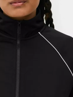 Koszulka sportowa z zapięciem na zamek