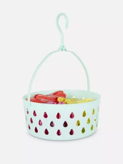 Koszyczek ze spinaczami, 50 szt.