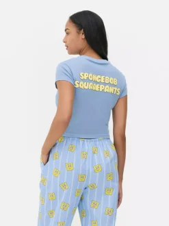 Krótka góra od piżamy z motywem SpongeBoba