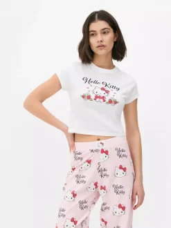 Krótka koszulka z motywem Hello Kitty