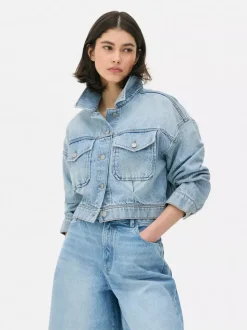 Krótka kurtka jeansowa