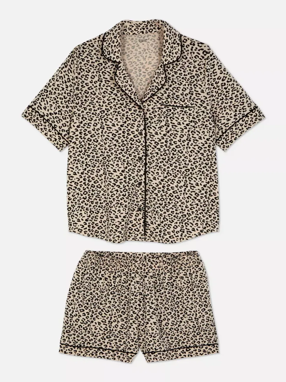 Krótka piżama dżersejowa z nadrukiem