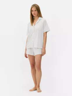 Krótka piżama z dżerseju