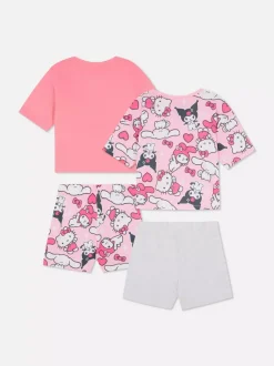 Krótka piżama z motywem Hello Kitty, 2 komplety