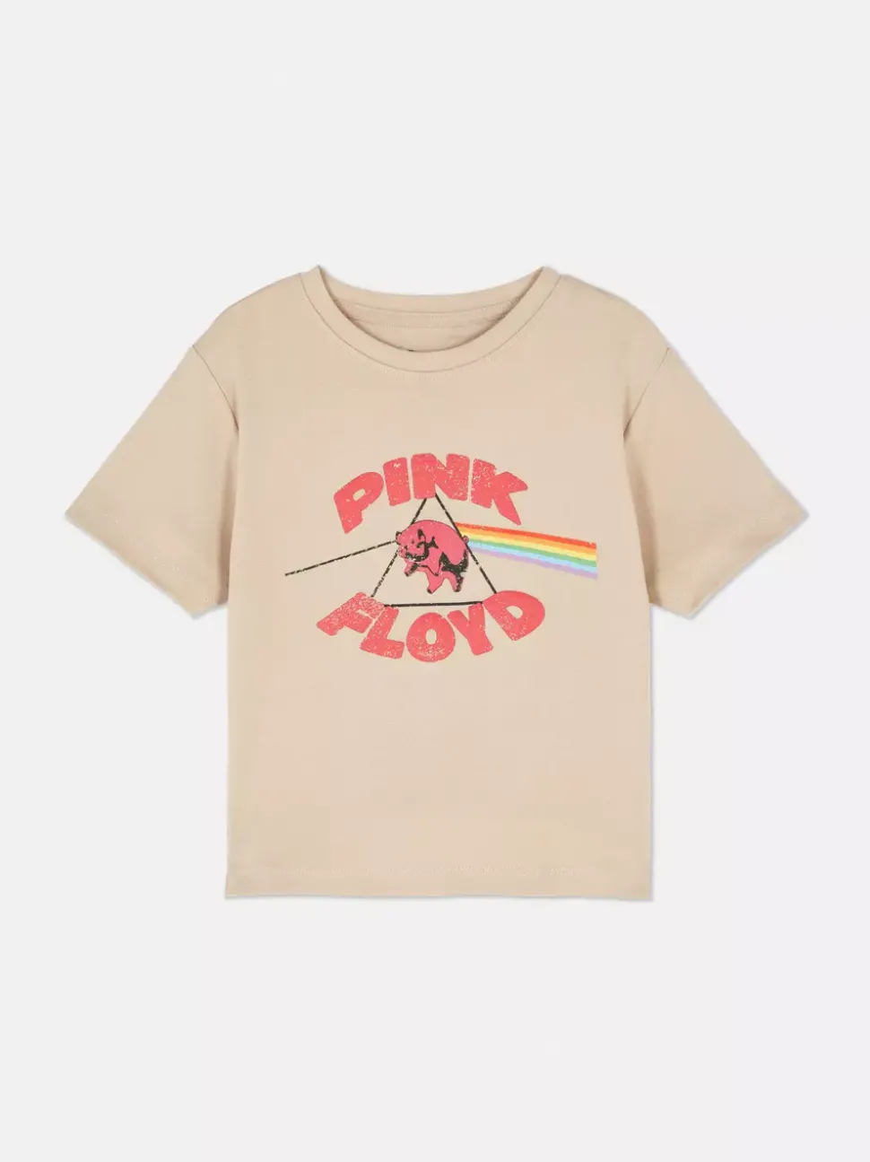 Krótki T-shirt z motywem Pink Floyd