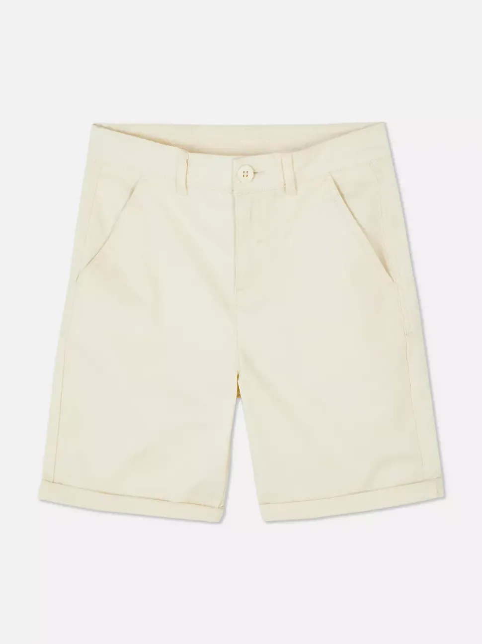 Krótkie chinosy z wywiniętą nogawką
