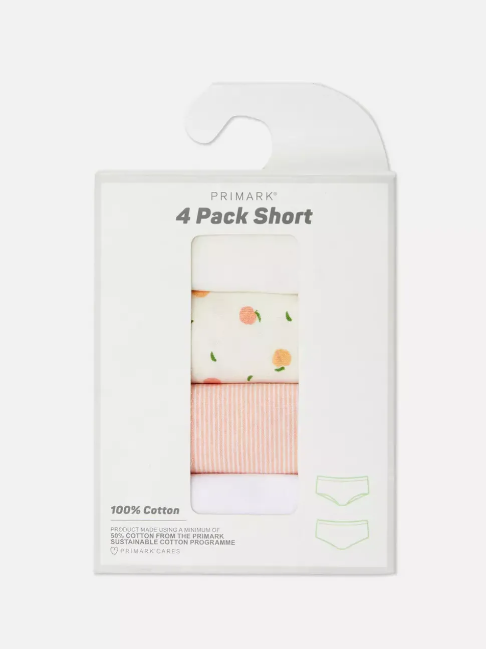 Krótkie figi z wysokim stanem, 4 pary