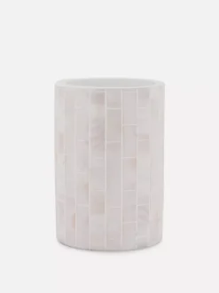 Kubek łazienkowy z perłowym wzorem