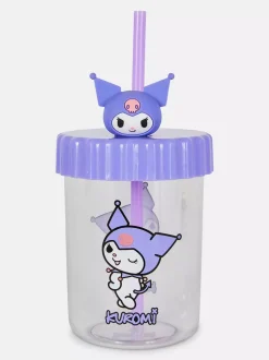 Kubek ze słomką z motywem Kuromi z Hello Kitty