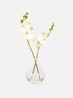 Kwiatowa kompozycja ze sztucznych orchidei