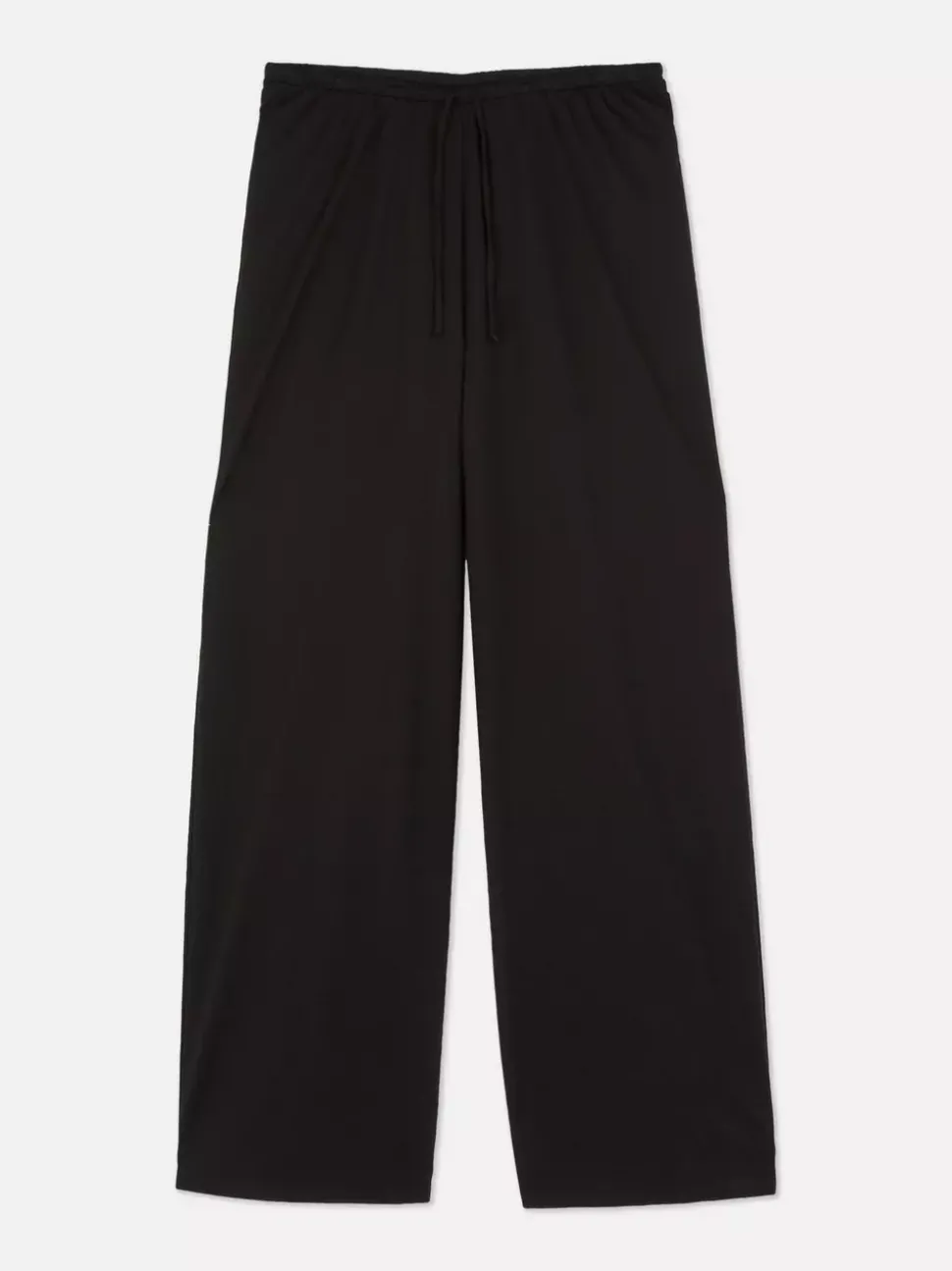 Legginsy z szeroką nogawką i sznurkiem w talii