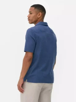 Lniany T-shirt z krótkim rękawem, część zestawu