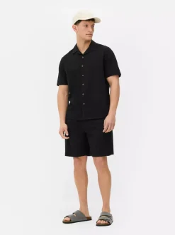 Lniany T-shirt z krótkim rękawem, część zestawu