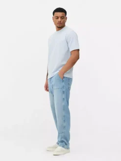 Luźny T-Shirt z teksturowanej dzianiny