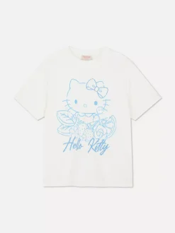 Luźny T-shirt z wizerunkiem Hello Kitty