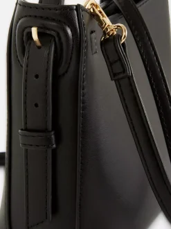 Mała torba shopper typu bucket z paskiem